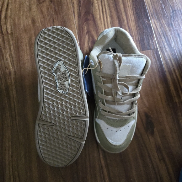 Vans Rowley XLT Premium Skate Men 10.5 Tan And White Suede 022026 - Picture 6 of 9